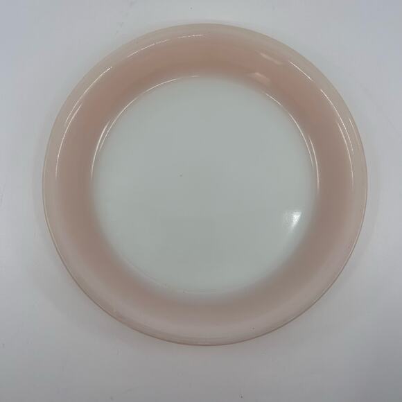 Vintage Fire King 3 Pcs-Bread Loaf Pan/Cake Pan/Split Platter Dish Peach White - Picture 16 of 16